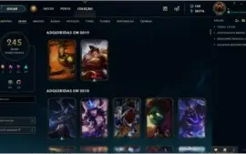 Conta completa, todos os chars e mais de 250 skins.