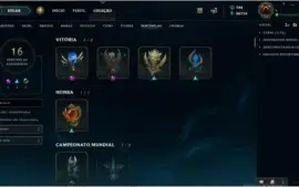 Conta completa, todos os chars e mais de 250 skins.