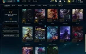 Conta prata 3 com 28 Champs e 3 Skins + 3 Fragmentos