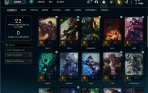 Conta prata 3 com 28 Champs e 3 Skins + 3 Fragmentos