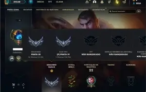 Conta prata 3 com 28 Champs e 3 Skins + 3 Fragmentos