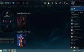CONTA LOL LVL 94 CRIADA EM 2015