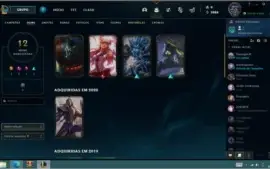 CONTA LOL LVL 94 CRIADA EM 2015