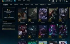 Conta ouro 4 com 6 skins e 40 champs ( MAIN JG )