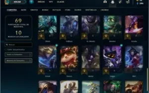 Conta ouro 4 com 6 skins e 40 champs ( MAIN JG )