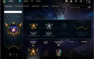 Conta ouro 4 com 6 skins e 40 champs ( MAIN JG )