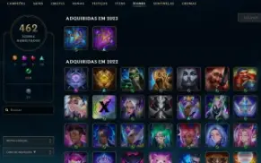 Conta de LOL de colecionador - Mais de 1.000 Skins