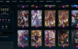 Conta de LOL de colecionador - Mais de 1.000 Skins