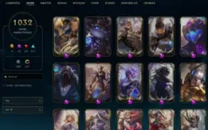 Conta de LOL de colecionador - Mais de 1.000 Skins