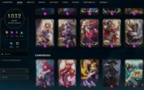 Conta de LOL de colecionador - Mais de 1.000 Skins