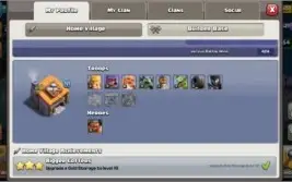 clash of clans coc cv11 bem upado