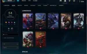 Conta P/League Of legends