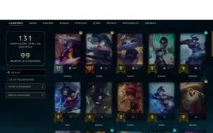 Conta De Lol (Platina 1) Terminou Diamante, Main Sup