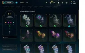 Conta De Lol (Platina 1) Terminou Diamante, Main Sup