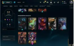Conta De Lol (Platina 1) Terminou Diamante, Main Sup