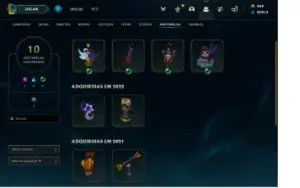 Conta De Lol (Platina 1) Terminou Diamante, Main Sup