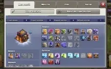 Conta Clash Of Clans CV 10 quase full