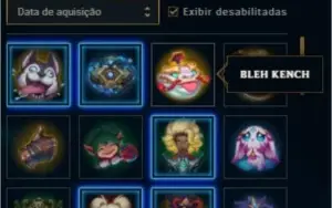 PLATINA 4 (Quase todos os champs), 83 skins, 30 skinsspolio
