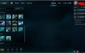Conta LoL - Ouro 4 S7 Unranked S8