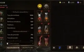 Conta Diablo Immortal Necromante 54 Paragon