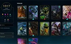 Conta com 1012 Skins (Quase todas Lendárias)