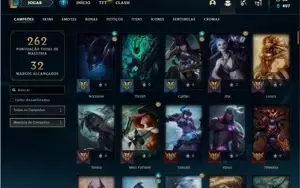Conta bronze 4 com 125 Champs e 102 Skins + Kayle Juiza RARA
