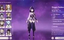 Genshin Impact conta raiden zhongli ganyu xiao AR54