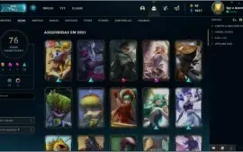 Conta Lvl 354, 76 Skins Prata II.