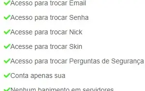 Conta de Minecraft Original para PC FULL ACESSO