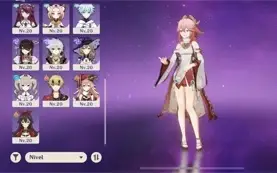 Ar46. Zhongli, Yae miko e klee, espinha celestial