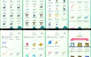 Pokemon Go 38 |C099| 128 Shines| 96 Legendary