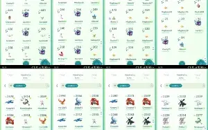 Pokemon Go 38 |C099| 128 Shines| 96 Legendary