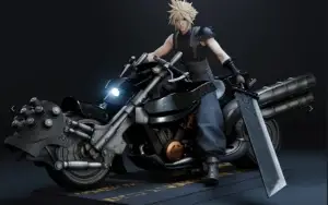Cloud Ff7 Filme Moto 3D Stl