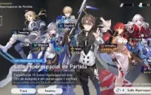 Conta de Honkai Star Rail Bronya+Cone, Jing, Welt e Himeko