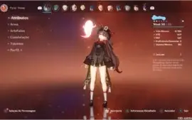 Hutao + Kazuha + Jean + Arma 5 estrelas