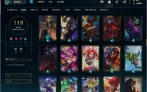 Conta ouro 4 com TODOS os champs e 118 skins MAIN MID / ADC