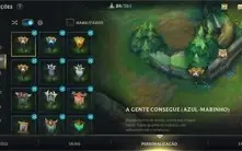 Conta Wild rift 46 skin 3 season challenger 2 season mestre