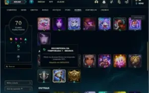 Conta ouro 4 com 2 skins Raras, UrfWick 2010 e Kayle Juiza