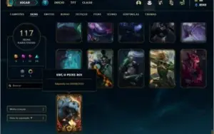 Conta ouro 4 com 2 skins Raras, UrfWick 2010 e Kayle Juiza