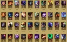 Conta com Muitas skins e champions