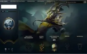 conta lvl 30, league of legends