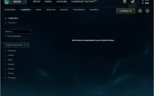 CONTA LEAGUE OF LEGENDS
