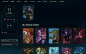 CONTA LEAGUE OF LEGENDS