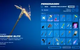 Conta de fortnite, +32 skins,+50 picaretas