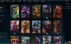 Vendo conta LOL Diamante 2 /190 Skin/115 Emotes/46 Ward