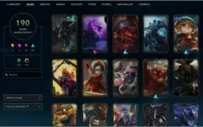 Vendo conta LOL Diamante 2 /190 Skin/115 Emotes/46 Ward