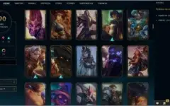 Vendo conta LOL Diamante 2 /190 Skin/115 Emotes/46 Ward