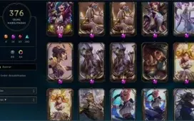 League of Legends - LVL 527 - Skins Prestígio