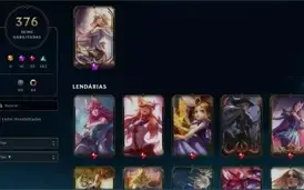 League of Legends - LVL 527 - Skins Prestígio