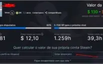 Venda de conta steam, level 5, 29 jogos maioria pago